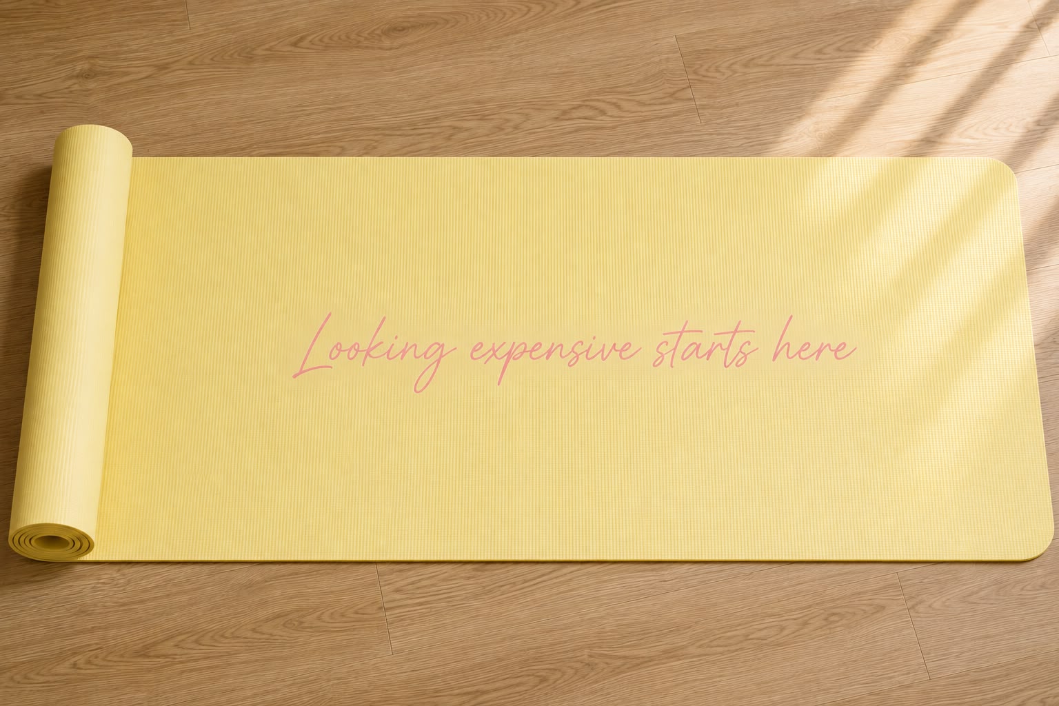 Yoga Mat Quote