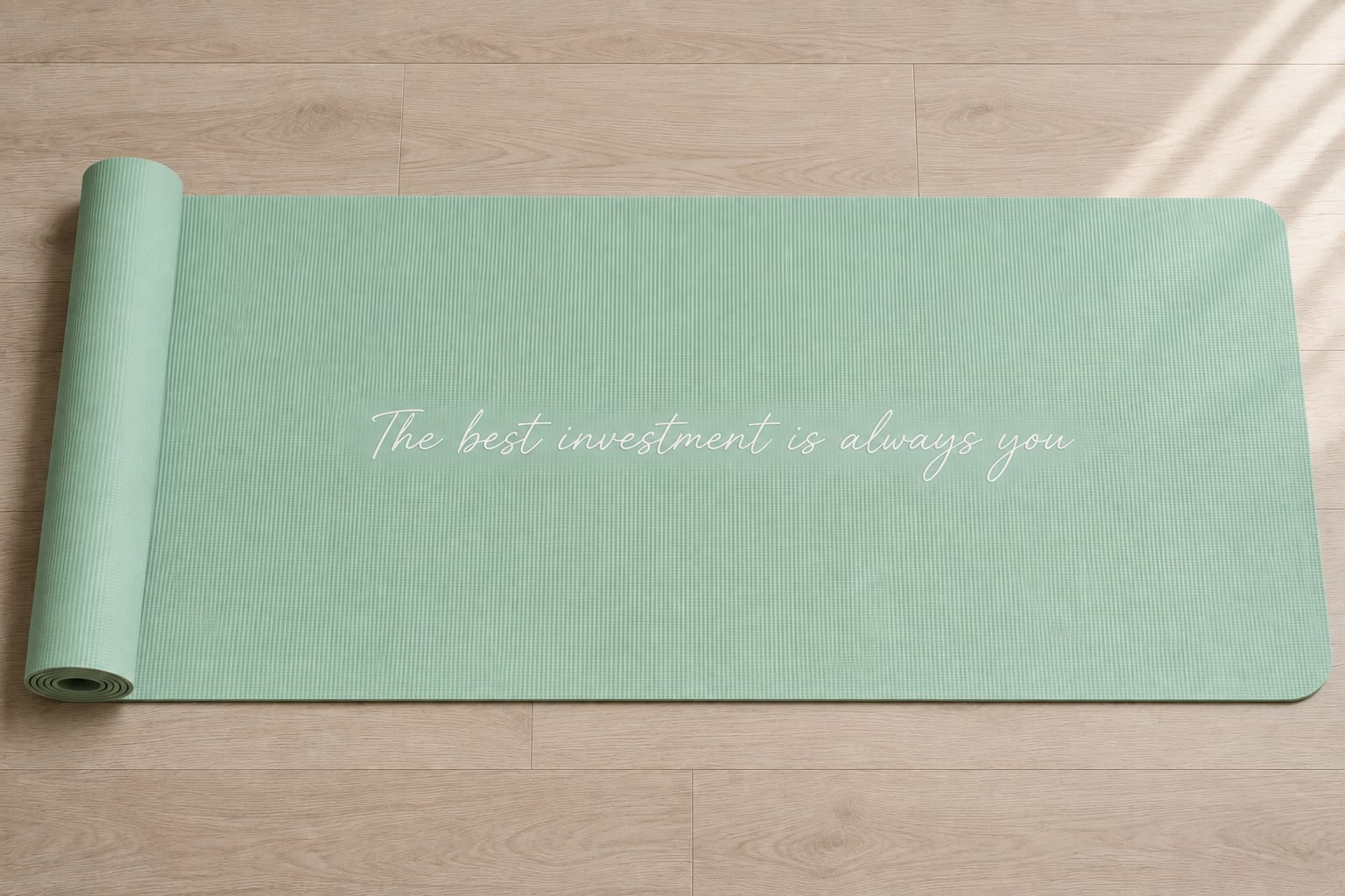 Yoga Mat Quote