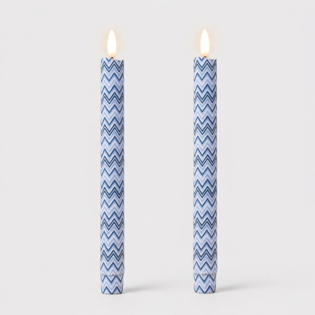 Battery Powered Candle - Blue
