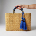 Beautiful Reed Basket with Tassle