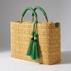 Beautiful Reed Basket with Tassle